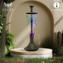Load image into Gallery viewer, COCOYAY Angel Series Betty Hookah Rainbow (Grey Base)(with bag)