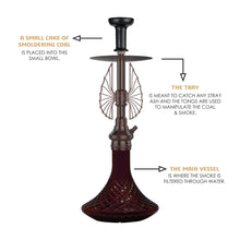 Load image into Gallery viewer, COCOYAY Angel Series Draco Hookah Coffee (Purple Base)(with bag)