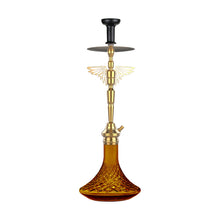 Load image into Gallery viewer, COCOYAY Angel Series Falcon Hookah Golden (Amber Base)(with bag)