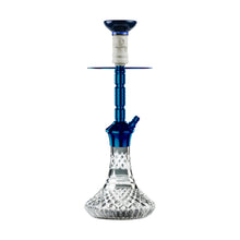 Load image into Gallery viewer, COCOYAYA Conquer Series Gene Hookah Blue ( Cut Glass Base )(with bag)