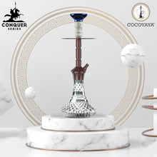 Load image into Gallery viewer, COCOYAYA Conquer Series Gene Hookah Coffee ( Cut Glass Base )(with bag)