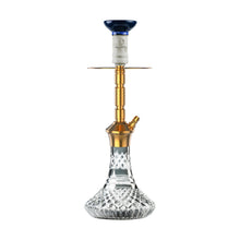 Load image into Gallery viewer, COCOYAYA Conquer Series Gene Hookah Golden ( Cut Glass Base )(with bag)