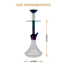 Load image into Gallery viewer, COCOYAYA Conquer Series Gene Hookah Rainbow ( Transparent Base )(with bag)