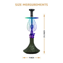 Load image into Gallery viewer, COCOYAY Angel Series Draco Hookah Rainbow (Green Base)(with bag)