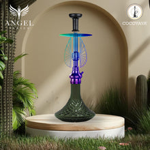 Load image into Gallery viewer, COCOYAY Angel Series Draco Hookah Rainbow (Black Base)(with bag)