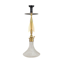 Load image into Gallery viewer, COCOYAYA Angel Series Titan Hookah Golden (Transparent Base)(with bag)