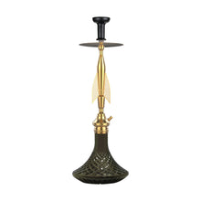 Load image into Gallery viewer, COCOYAYA Angel Series Titan Hookah Golden (Black Base)(with  bag)