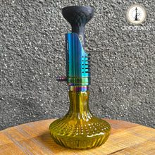 Load image into Gallery viewer, COCOYAYA Mini Ferro Series Hookah Rainbow (Light Green Base) with Bag