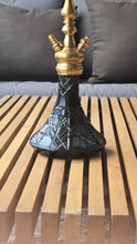 Load image into Gallery viewer, COCOYAYA Prince Series Simba Hookah Golden (Dark Blue Base) with Bag