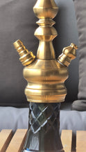 Load image into Gallery viewer, COCOYAYA Prince Series Simba Hookah Golden (Dark Blue Base) with Bag