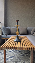 Load image into Gallery viewer, COCOYAYA Prince Series Simba Hookah Golden (Dark Blue Base) with Bag