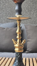 Load image into Gallery viewer, COCOYAYA Prince Series Simba Hookah Golden (Dark Blue Base) with Bag