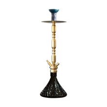 Load image into Gallery viewer, COCOYAYA King Series Brando Hookah Golden ( Black Base )(with bag)