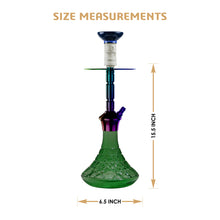 Load image into Gallery viewer, COCOYAYA Conquer Series Gene Hookah Rainbow ( Green Base )(with bag)