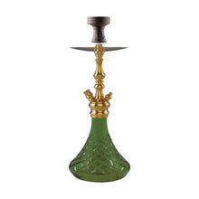 Load image into Gallery viewer, COCOYAYA Prince Series Simba Hookah Golden ( Base Green )(With Bag)