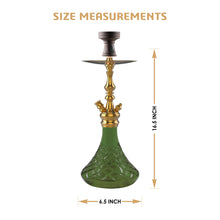 Load image into Gallery viewer, COCOYAYA Prince Series Simba Hookah Golden ( Base Green )(With Bag)