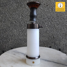 Load image into Gallery viewer, COCOYAYA Car-O-Bar LED Hookah with Bag - Coffee Stem ( White Base )