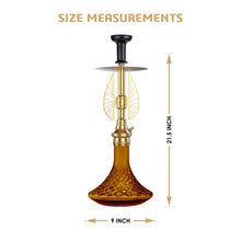 Load image into Gallery viewer, COCOYAY Angel Series Draco Hookah Golden (Amber Base)(with bag)