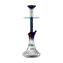 Load image into Gallery viewer, COCOYAYA Conquer Series Gene Hookah Rainbow ( Cut Glass Base )(with bag)