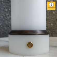 Load image into Gallery viewer, COCOYAYA Car-O-Bar LED Hookah with Bag - Coffee Stem ( White Base )