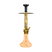 Load image into Gallery viewer, COCOYAYA Jade Series Valeriya Hookah Golden (Design 3 Orange Base)(With Bag)