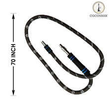 Load image into Gallery viewer, COCOYAYA Metal Synthetic Hookah Pipe Long 70 Inch for All Hookah
