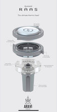 Load image into Gallery viewer, COCOCYAYA Silicone Hookah Glass Chillum with HMD Set Silver