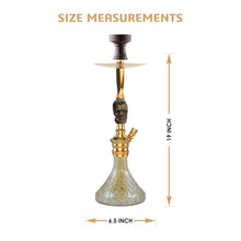 Load image into Gallery viewer, COCOYAYA Bohemian Series Terminator Hookah Golden (With Bag)