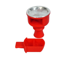 Load image into Gallery viewer, COCOCYAYA Silicone Pull Drawer Hookah Chillum with Tray Red