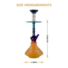 Load image into Gallery viewer, COCOYAYA Conquer Series Lazy Goose Hookah Rainbow (Amber Base)(with bag)