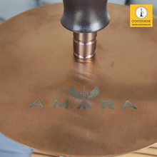 Load image into Gallery viewer, COCOYAYA Amara 4 Pipe Hookah - Coffee Stem / White Base(with bag)