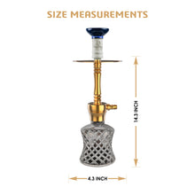 Load image into Gallery viewer, COCOYAYA Conquer Series Amavi Hookah Golden(with bag)