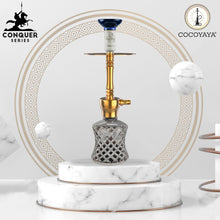 Load image into Gallery viewer, COCOYAYA Conquer Series Amavi Hookah Golden(with bag)