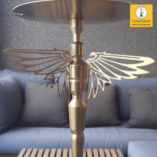 Load image into Gallery viewer, COCOYAY Angel Series Falcon Hookah Golden (Crystal Base ) With Bag