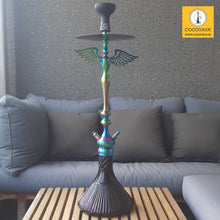 Load image into Gallery viewer, COCOYAYA Oscar Grand Hookah Rainbow (Dark Purple Base) With Bag