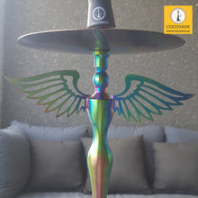 Load image into Gallery viewer, COCOYAYA Oscar Grand Hookah Rainbow (Dark Purple Base) With Bag
