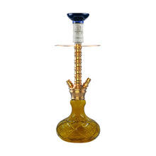 Load image into Gallery viewer, COCOYAYA Conquer Series Suzie Hookah Golden (Amber Base)(with bag)