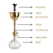 Load image into Gallery viewer, COCOYAYA Yara Hookah Golden(with bag)