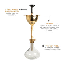 Load image into Gallery viewer, COCOYAYA Yara Hookah Golden(with bag)