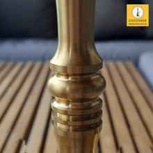 Load image into Gallery viewer, COCOYAYA Barcelona Hookah Golden (Dark Green Base) With Bag
