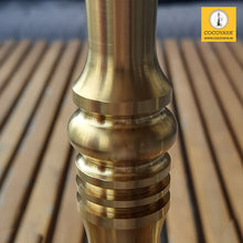 Load image into Gallery viewer, COCOYAYA Barcelona Hookah Golden (Dark Grey Base) With Bag