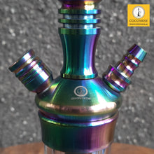 Load image into Gallery viewer, COCOYAYA Barcelona Hookah Rainbow (Transparent Base) with Bag
