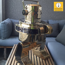 Load image into Gallery viewer, COCOYAYA Big Marshmello Hookah Golden Black