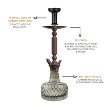 Load image into Gallery viewer, COCOYAYA Prince Series Big Valencia Hookah Coffee (With Bag)