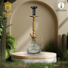 Load image into Gallery viewer, COCOYAYA Prince Series Big Valencia Hookah Golden(with bag)