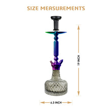Load image into Gallery viewer, COCOYAYA Prince Series Big Valencia Hookah Rainbow(with bag)