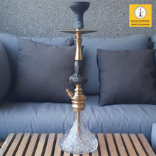 Load image into Gallery viewer, COCOYAYA Bohemian Series Spider Man Hookah Golden ( Transparent Base ) With Bag