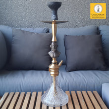 Load image into Gallery viewer, COCOYAYA COCOYAYA Bohemian Series Thanos Hookah Golden (Transparent Base) With Bag