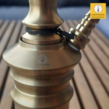 Load image into Gallery viewer, COCOYAYA COCOYAYA Bohemian Series Thanos Hookah Golden (Transparent Base) With Bag