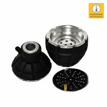 Load image into Gallery viewer, COCOYAYA Silicon MOB Grenade Hookah Bowl Chillum Black